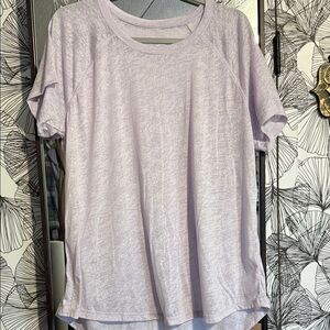 Tek Gear Light Purple Women's Short Sleeve Top